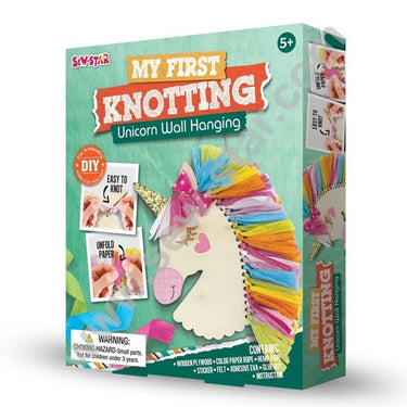 DIY Knotting Unicorn Wall Hanging Toy